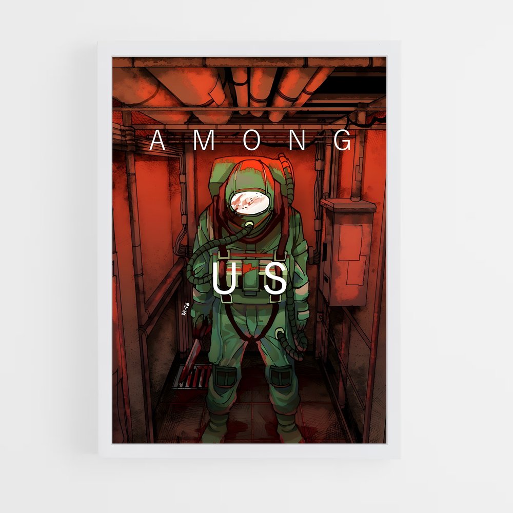 Poster Imposteur en Action – affiche Among us (vue 3)